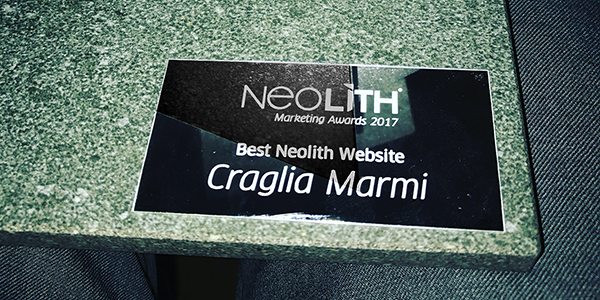 Craglia Marmi Group vince il Best Neolith Website